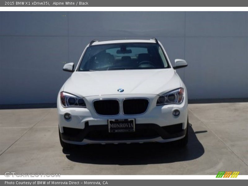 Alpine White / Black 2015 BMW X1 xDrive35i