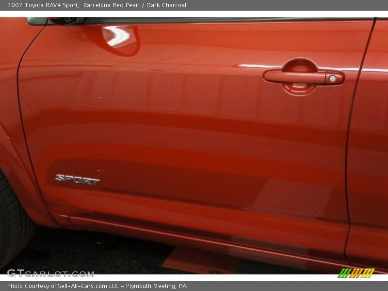 Barcelona Red Pearl / Dark Charcoal 2007 Toyota RAV4 Sport
