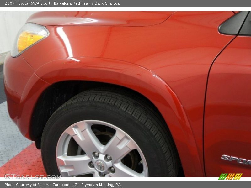 Barcelona Red Pearl / Dark Charcoal 2007 Toyota RAV4 Sport