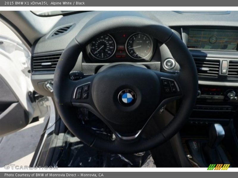 Alpine White / Black 2015 BMW X1 xDrive35i