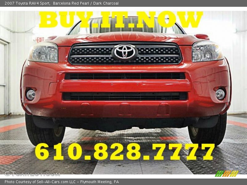 Barcelona Red Pearl / Dark Charcoal 2007 Toyota RAV4 Sport