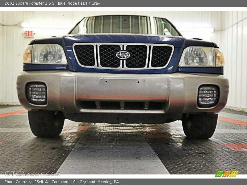 Blue Ridge Pearl / Gray 2002 Subaru Forester 2.5 S