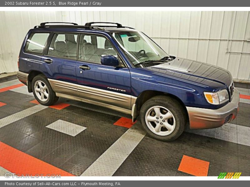 Blue Ridge Pearl / Gray 2002 Subaru Forester 2.5 S