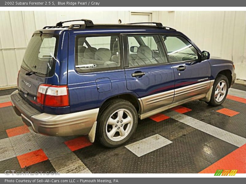 Blue Ridge Pearl / Gray 2002 Subaru Forester 2.5 S