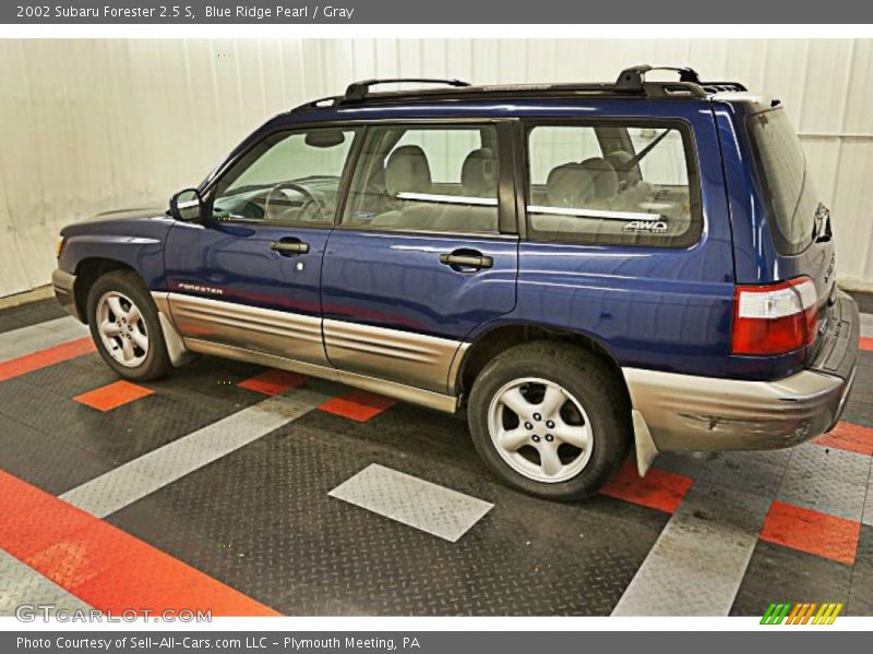 Blue Ridge Pearl / Gray 2002 Subaru Forester 2.5 S
