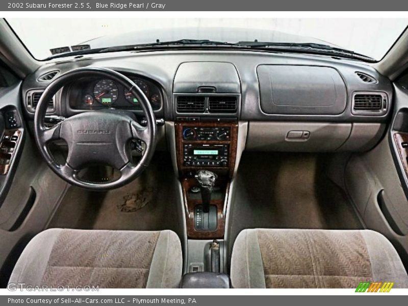 Blue Ridge Pearl / Gray 2002 Subaru Forester 2.5 S
