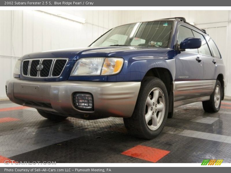 Blue Ridge Pearl / Gray 2002 Subaru Forester 2.5 S