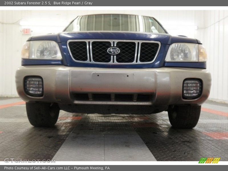 Blue Ridge Pearl / Gray 2002 Subaru Forester 2.5 S