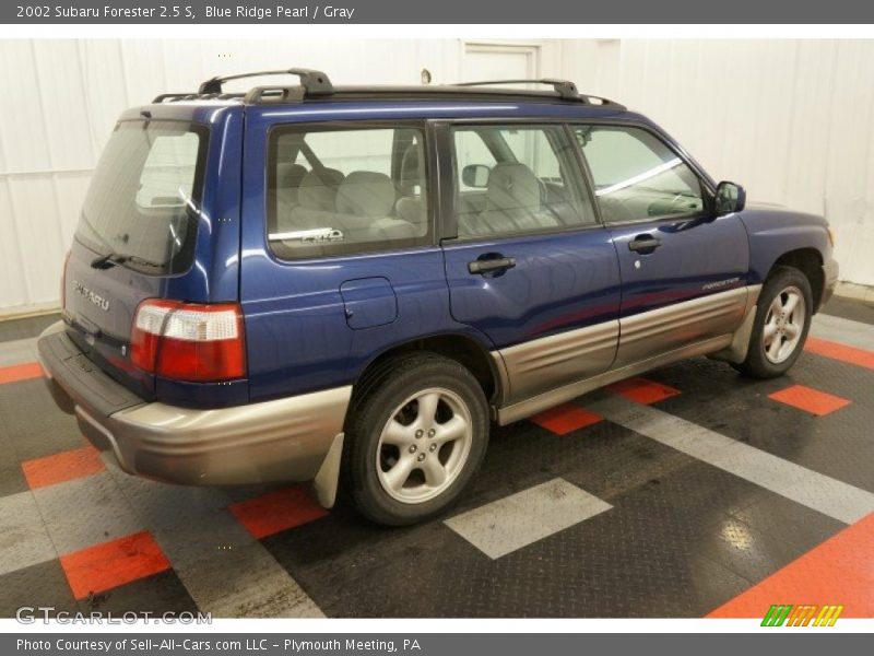 Blue Ridge Pearl / Gray 2002 Subaru Forester 2.5 S