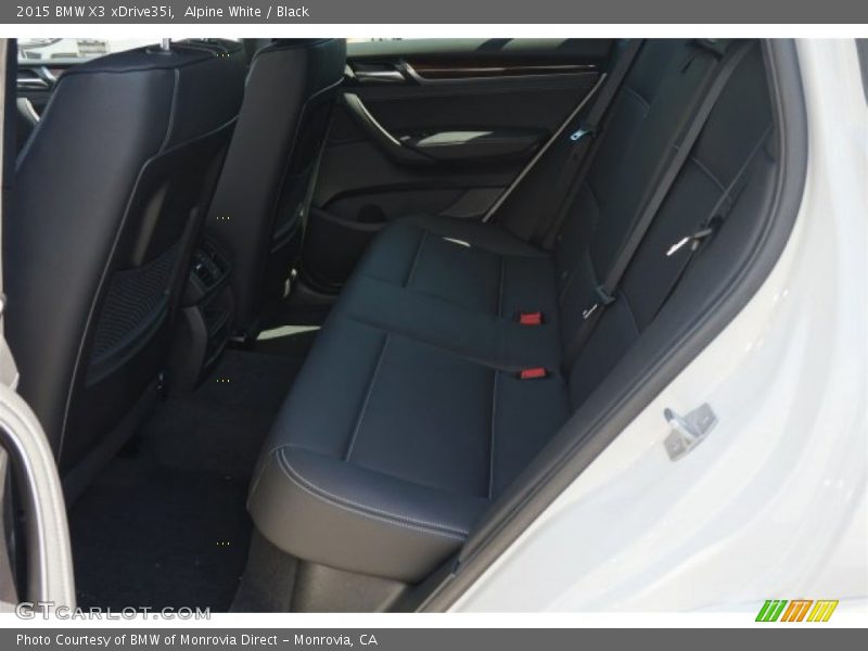 Alpine White / Black 2015 BMW X3 xDrive35i
