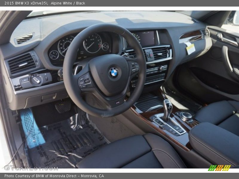 Black Interior - 2015 X3 xDrive35i 
