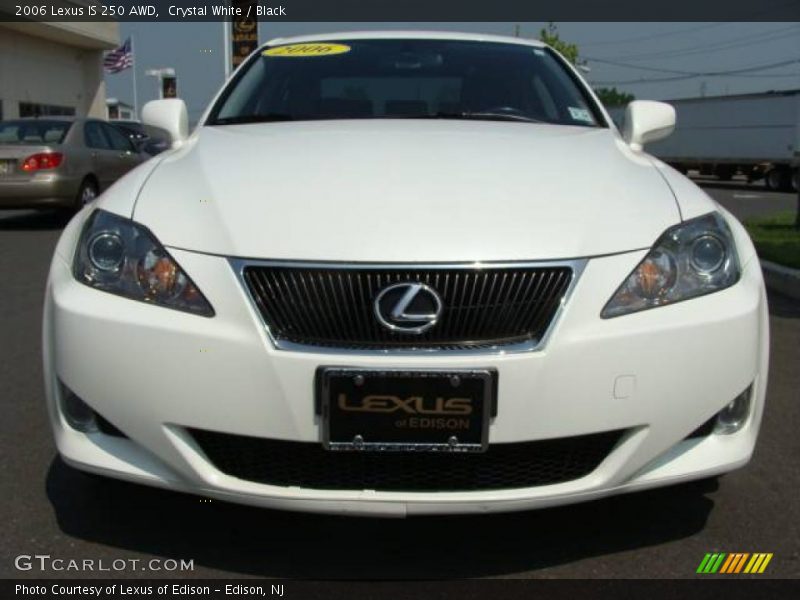Crystal White / Black 2006 Lexus IS 250 AWD