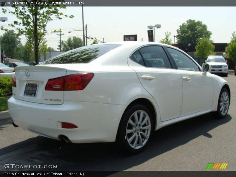 Crystal White / Black 2006 Lexus IS 250 AWD