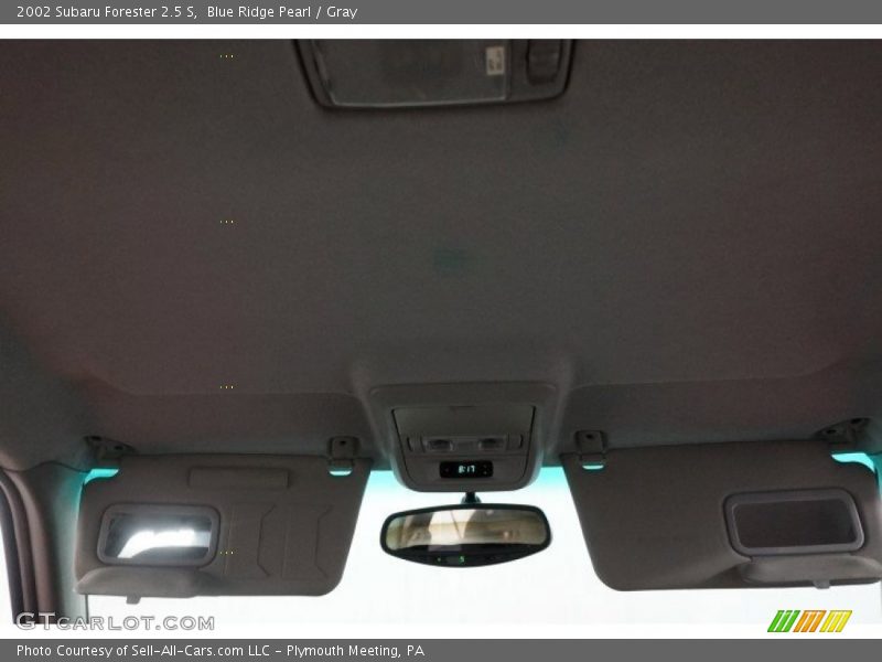 Blue Ridge Pearl / Gray 2002 Subaru Forester 2.5 S