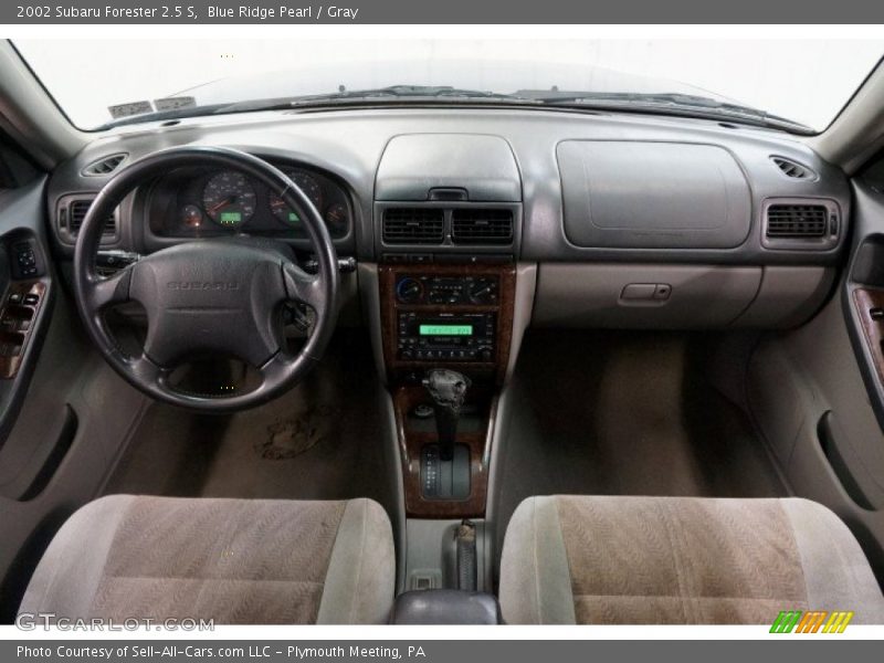 Blue Ridge Pearl / Gray 2002 Subaru Forester 2.5 S