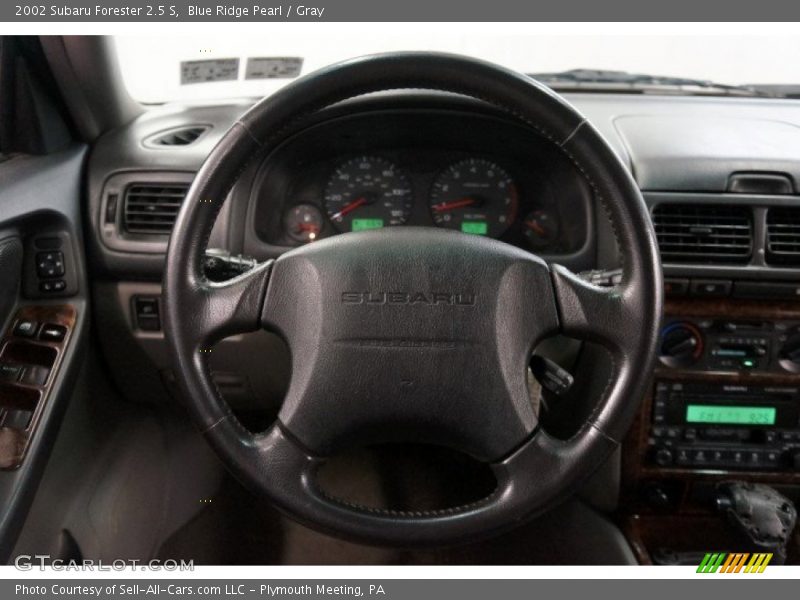 Blue Ridge Pearl / Gray 2002 Subaru Forester 2.5 S