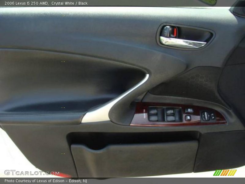 Crystal White / Black 2006 Lexus IS 250 AWD