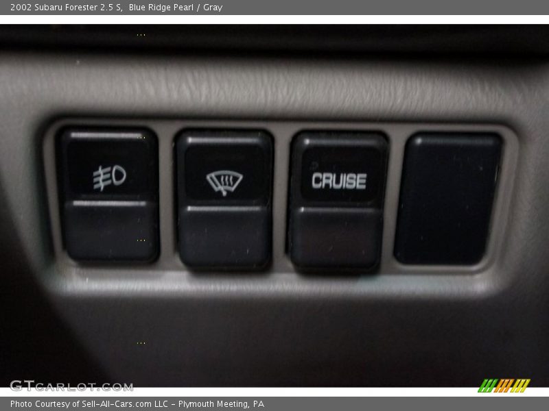 Blue Ridge Pearl / Gray 2002 Subaru Forester 2.5 S