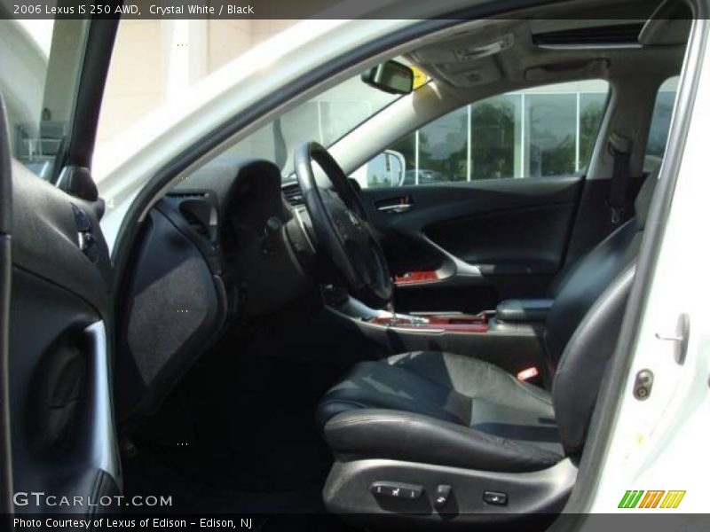 Crystal White / Black 2006 Lexus IS 250 AWD