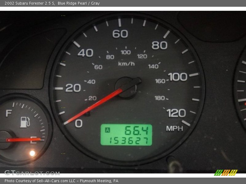Blue Ridge Pearl / Gray 2002 Subaru Forester 2.5 S