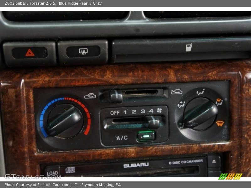 Blue Ridge Pearl / Gray 2002 Subaru Forester 2.5 S