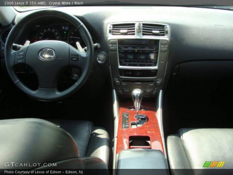 Crystal White / Black 2006 Lexus IS 250 AWD