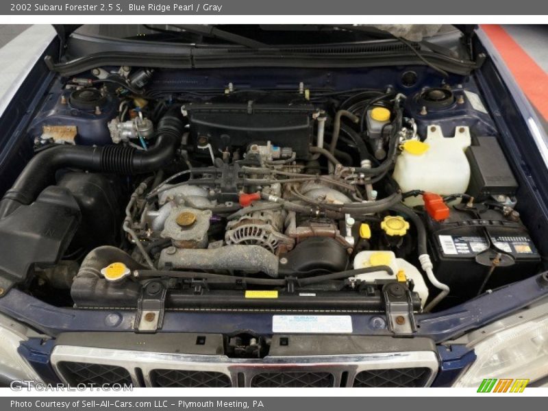 Blue Ridge Pearl / Gray 2002 Subaru Forester 2.5 S
