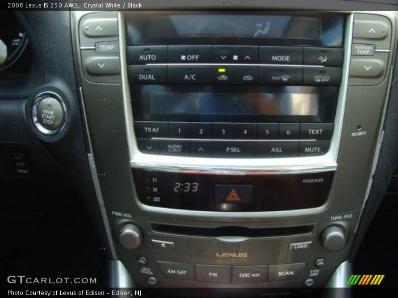 Crystal White / Black 2006 Lexus IS 250 AWD