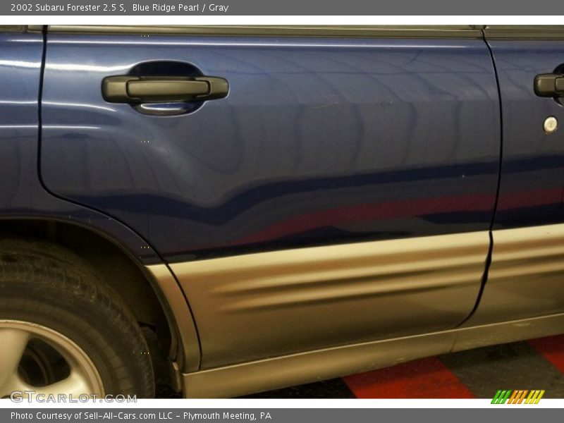 Blue Ridge Pearl / Gray 2002 Subaru Forester 2.5 S