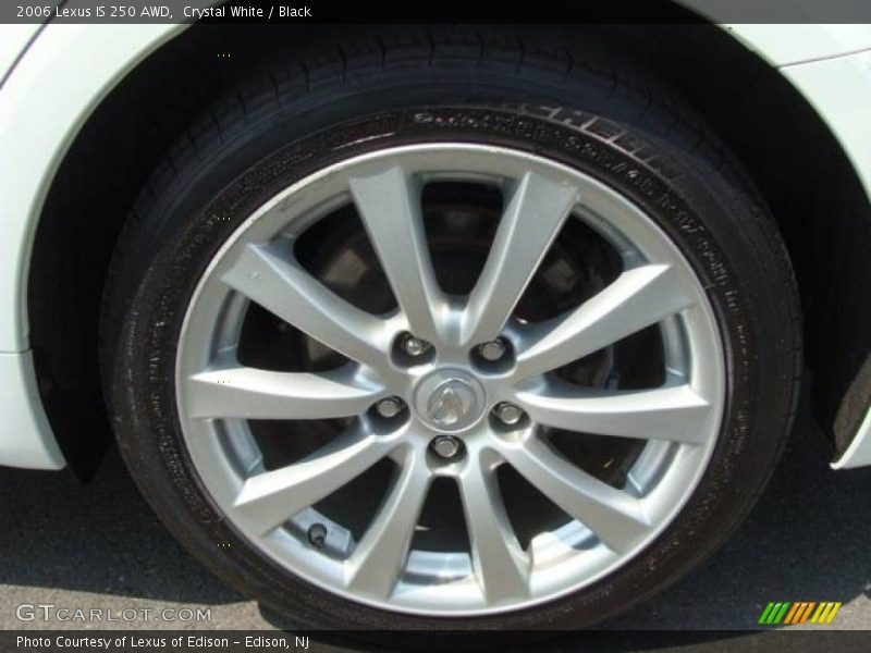 Crystal White / Black 2006 Lexus IS 250 AWD