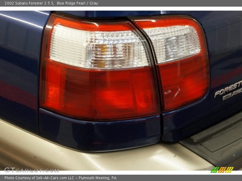 Blue Ridge Pearl / Gray 2002 Subaru Forester 2.5 S
