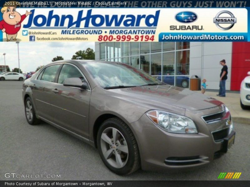 Mocha Steel Metallic / Cocoa/Cashmere 2011 Chevrolet Malibu LT