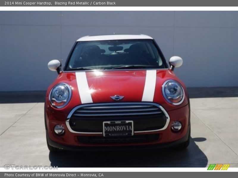 Blazing Red Metallic / Carbon Black 2014 Mini Cooper Hardtop