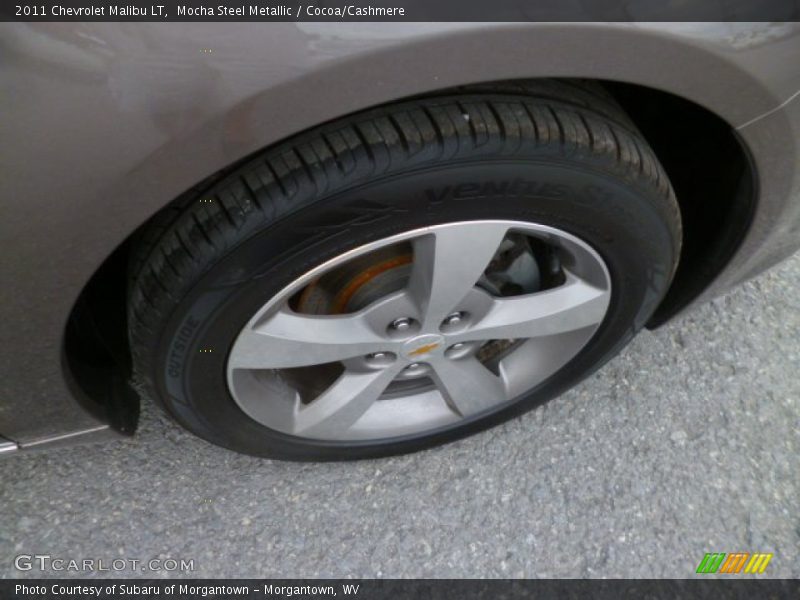 Mocha Steel Metallic / Cocoa/Cashmere 2011 Chevrolet Malibu LT