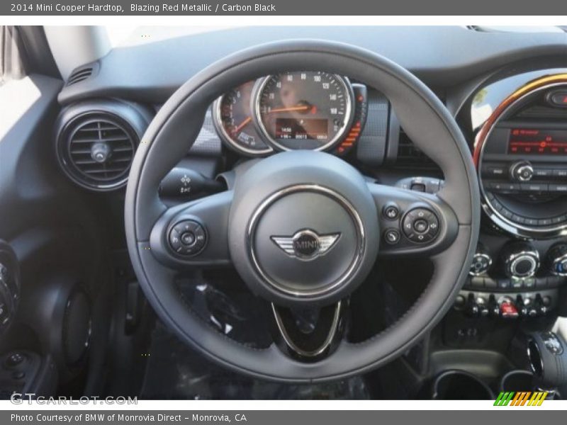 Blazing Red Metallic / Carbon Black 2014 Mini Cooper Hardtop