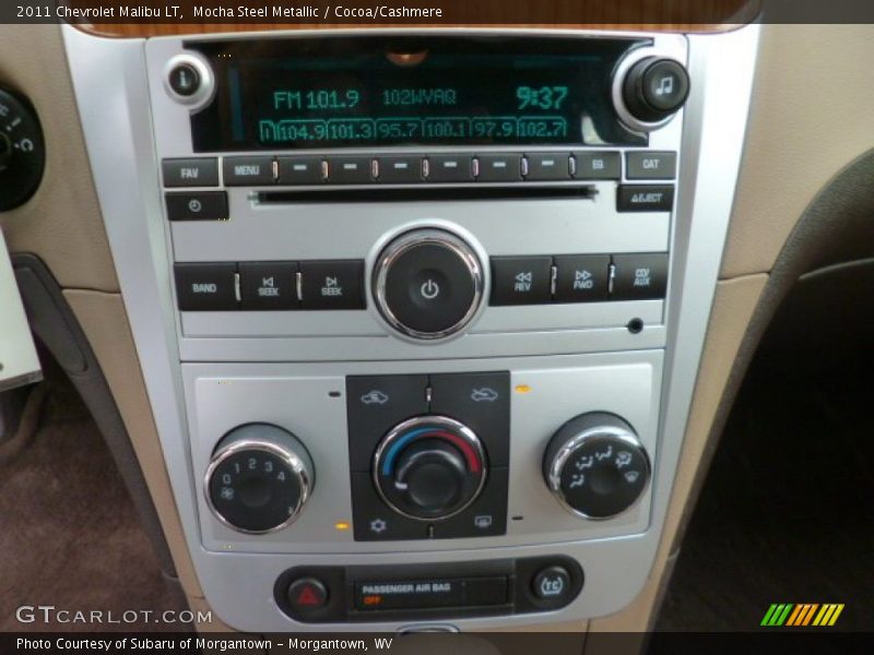 Mocha Steel Metallic / Cocoa/Cashmere 2011 Chevrolet Malibu LT