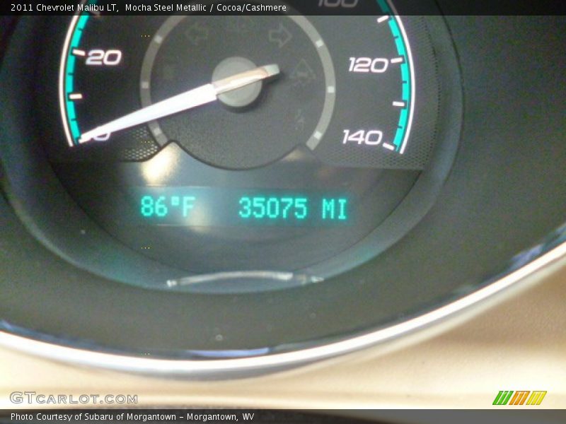 Mocha Steel Metallic / Cocoa/Cashmere 2011 Chevrolet Malibu LT