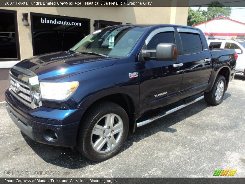 Nautical Blue Metallic / Graphite Gray 2007 Toyota Tundra Limited CrewMax 4x4