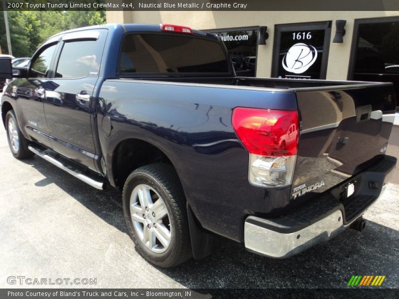 Nautical Blue Metallic / Graphite Gray 2007 Toyota Tundra Limited CrewMax 4x4