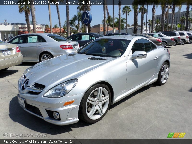 Iridium Silver Metallic / Black 2011 Mercedes-Benz SLK 350 Roadster
