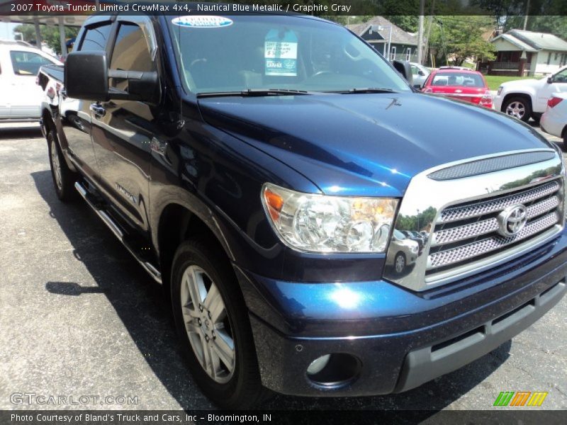 Nautical Blue Metallic / Graphite Gray 2007 Toyota Tundra Limited CrewMax 4x4