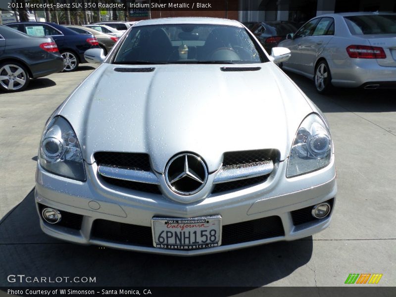Iridium Silver Metallic / Black 2011 Mercedes-Benz SLK 350 Roadster