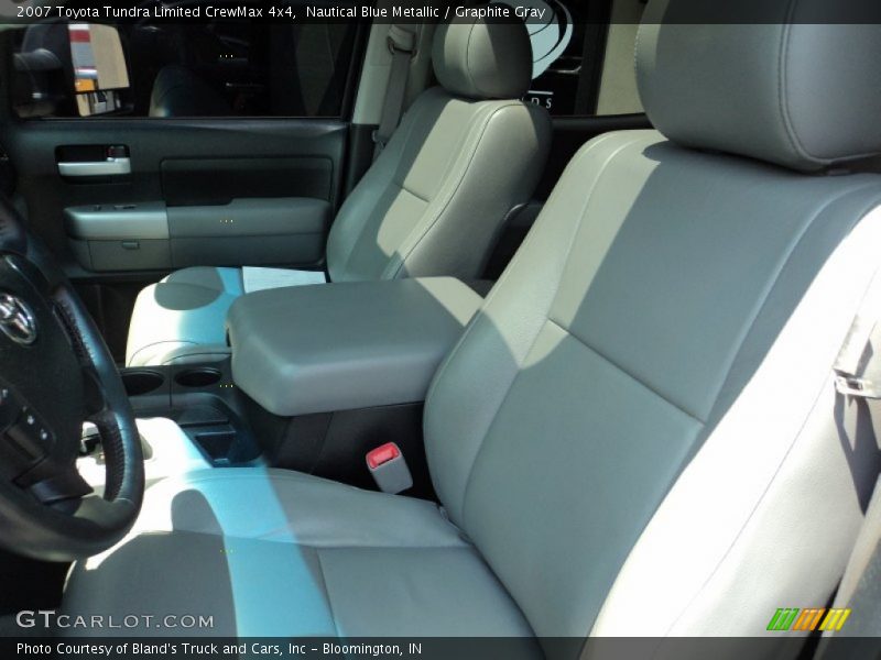 Nautical Blue Metallic / Graphite Gray 2007 Toyota Tundra Limited CrewMax 4x4