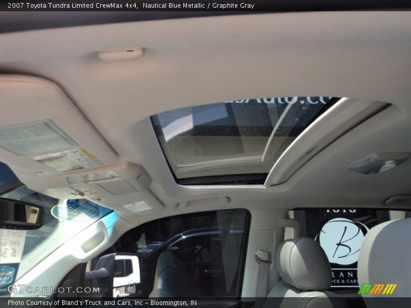 Nautical Blue Metallic / Graphite Gray 2007 Toyota Tundra Limited CrewMax 4x4
