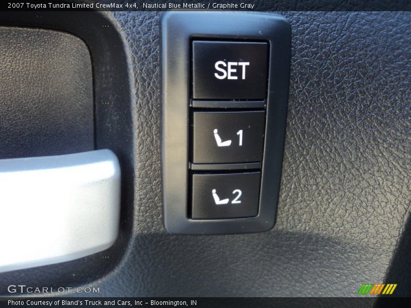 Nautical Blue Metallic / Graphite Gray 2007 Toyota Tundra Limited CrewMax 4x4