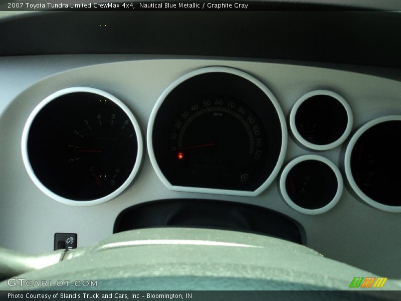 Nautical Blue Metallic / Graphite Gray 2007 Toyota Tundra Limited CrewMax 4x4