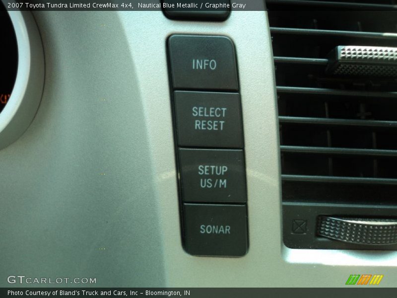 Nautical Blue Metallic / Graphite Gray 2007 Toyota Tundra Limited CrewMax 4x4