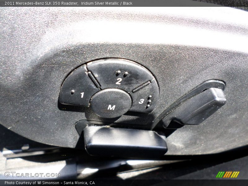 Iridium Silver Metallic / Black 2011 Mercedes-Benz SLK 350 Roadster