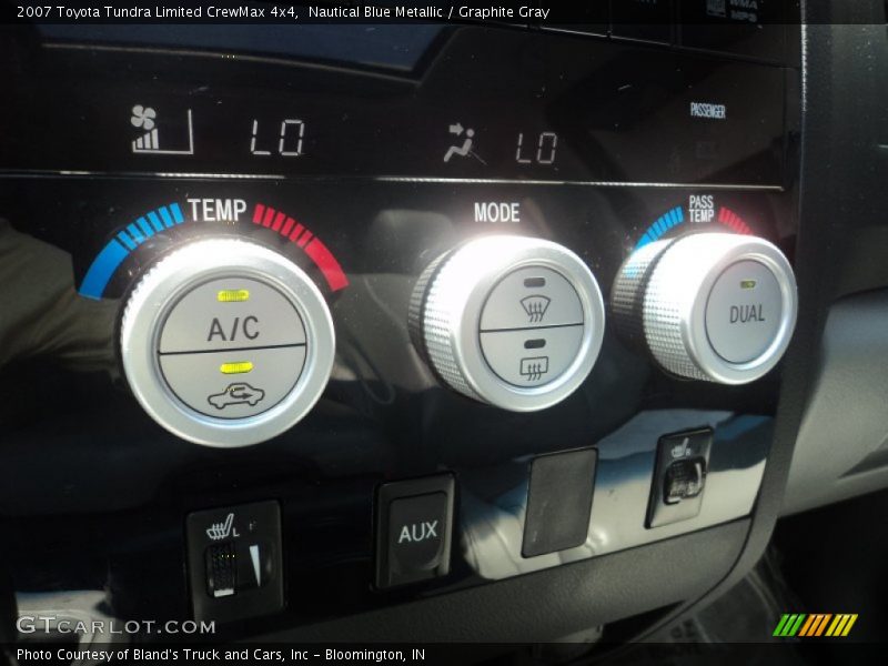 Nautical Blue Metallic / Graphite Gray 2007 Toyota Tundra Limited CrewMax 4x4