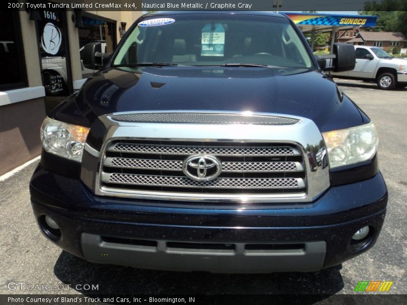 Nautical Blue Metallic / Graphite Gray 2007 Toyota Tundra Limited CrewMax 4x4